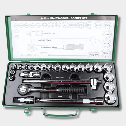 1/4” & 1/2” Drive Socket & Bit Set