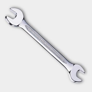 Double Open End Spanner Cold Stamped Panel with Knurling (E-2409B)